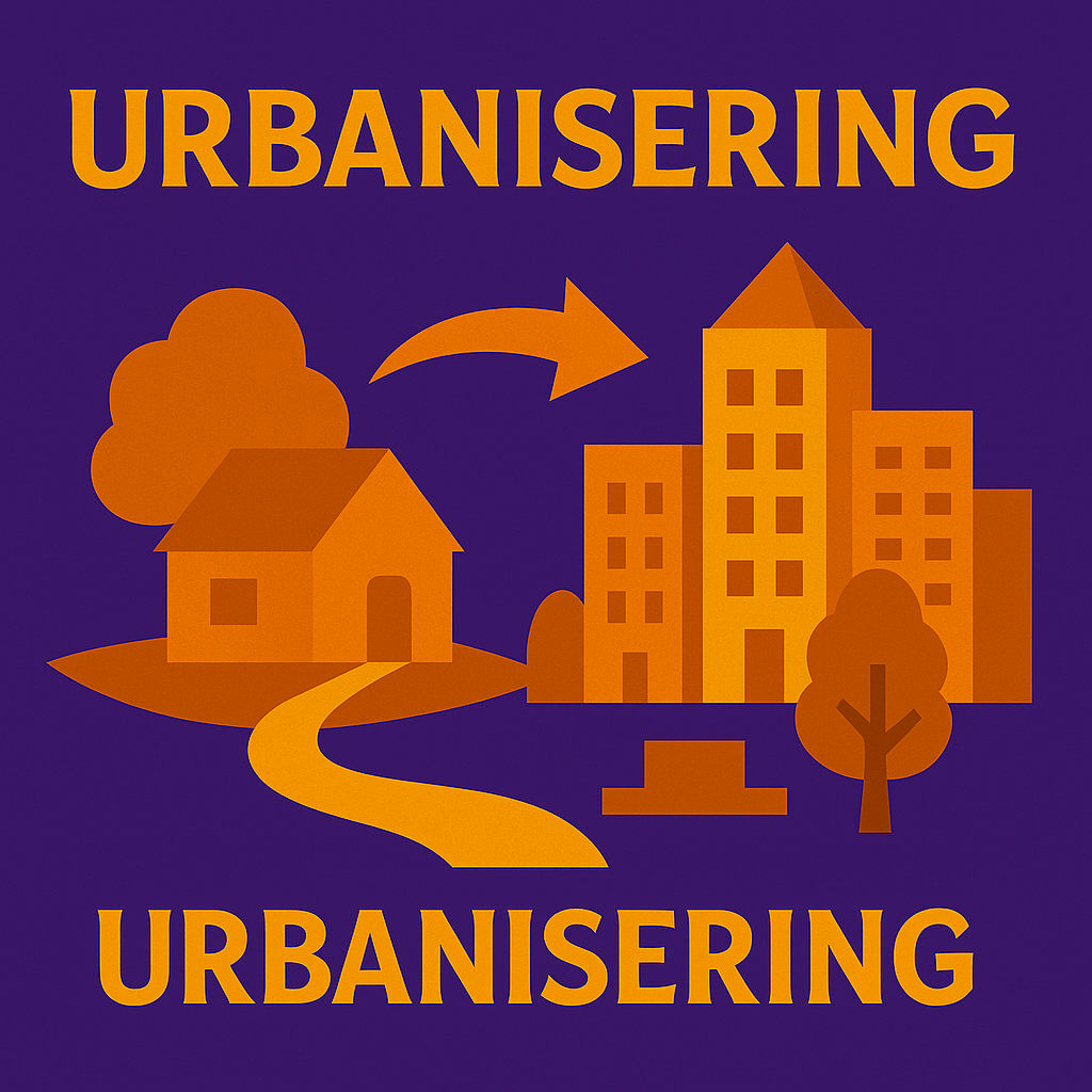 vad menas med urbanisering